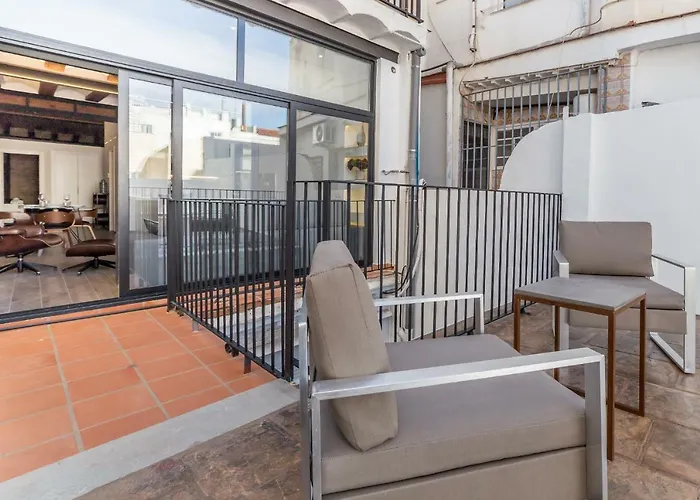 公寓 Florit Flats - Center Luxurious 1br 1ba Terrace Wi-fi Ac