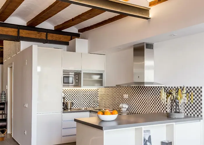 Florit Flats - Center Luxurious 1br 1ba Terrace Wi-fi Ac 公寓 *