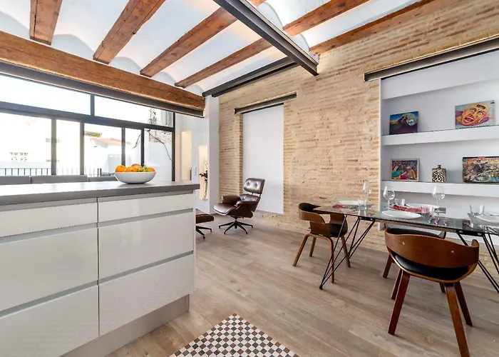 公寓 Florit Flats - Center Luxurious 1br 1ba Terrace Wi-fi Ac *