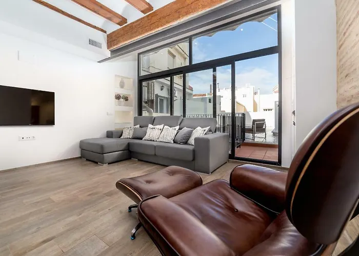 公寓 Florit Flats - Center Luxurious 1br 1ba Terrace Wi-fi Ac *