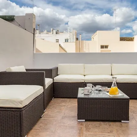 Florit Flats - Center Luxurious 1br 1ba Terrace Wi-fi Ac Appartement *